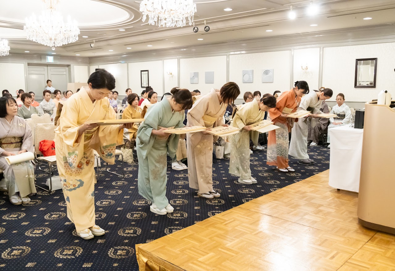 着付け認定授与式・祝賀会の様子3
